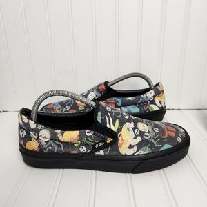 Vans x Disney Toy Story Black Men 9 Women 10.5 Sids Mutant Classic Slip-On Shoes
